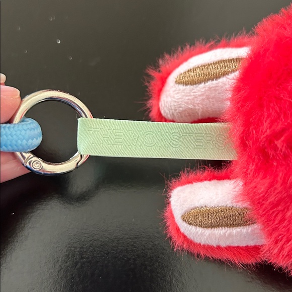 1 Labubu Little Monster Singing Light Up Bagcharm - Red New - Picture 7 of 16